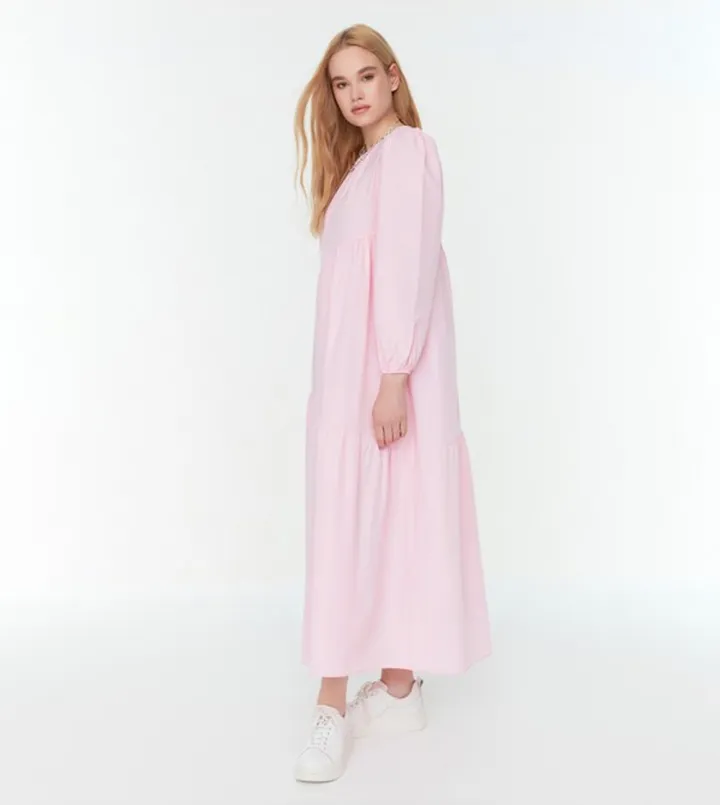 Casual Tiered Maxi Dress