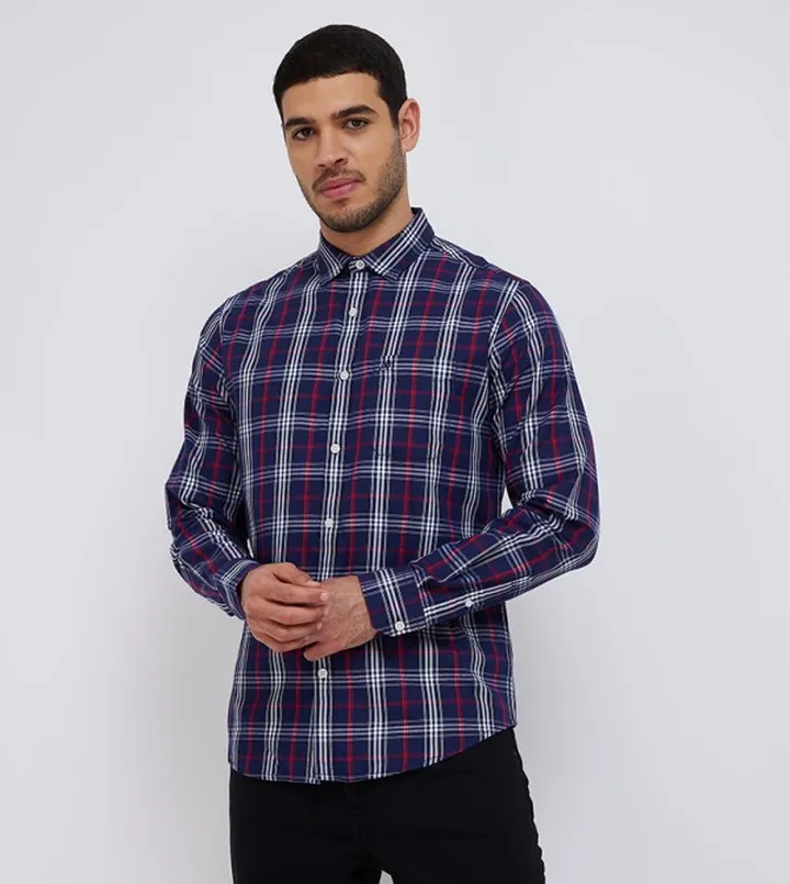 Aero Men Plaid Shirt