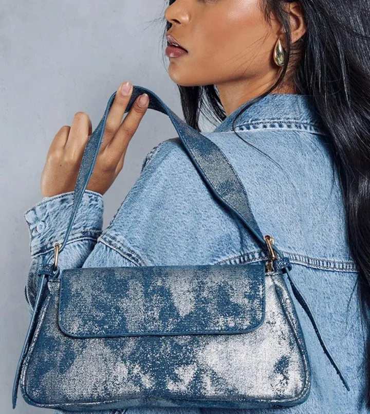 Denim Metallic Foil Grab Bag