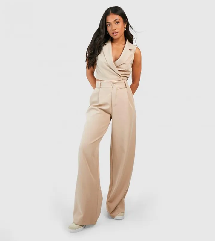 Tailored Wide Leg Trousers