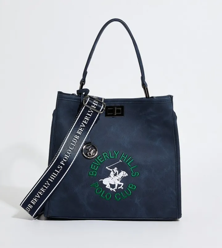 Logo Embroidered Tote Bag
