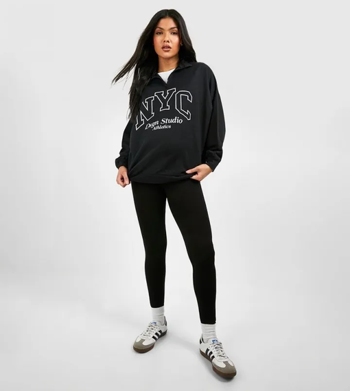 Maternity NYC Half Zip Legging Tracksuit