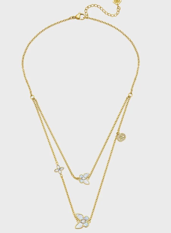 Chain Detail Layered Necklace