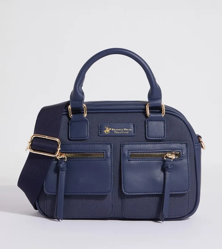 Logo Detail Satchel Bag