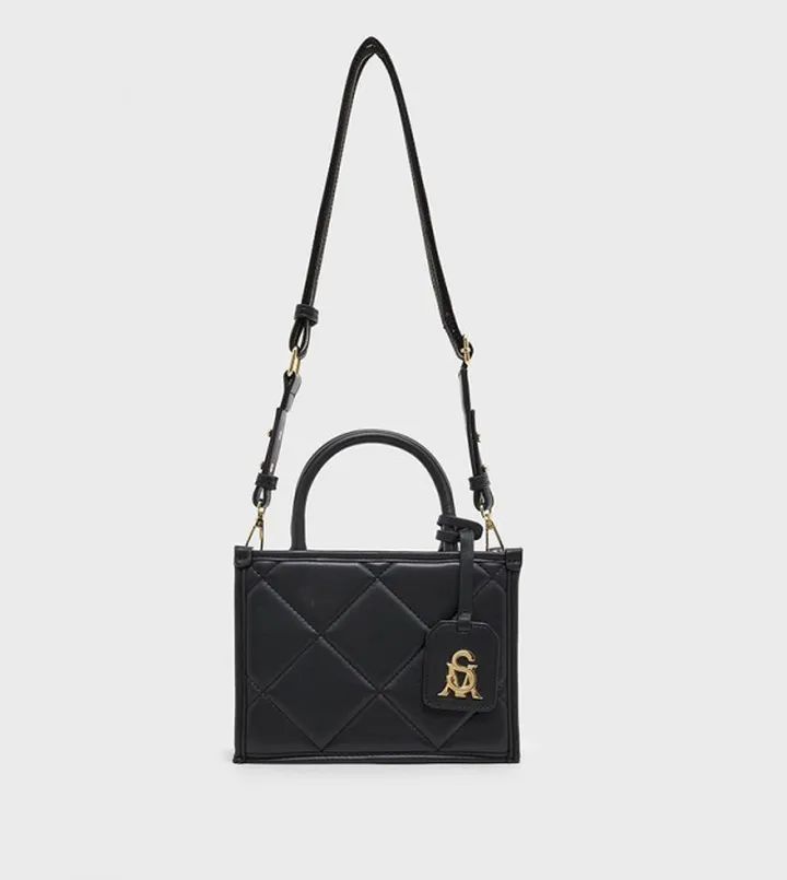 Quilted Satchel Bag