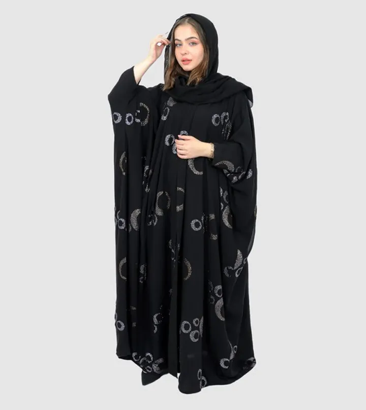 Embroidered Long Sleeves Farasha Abaya