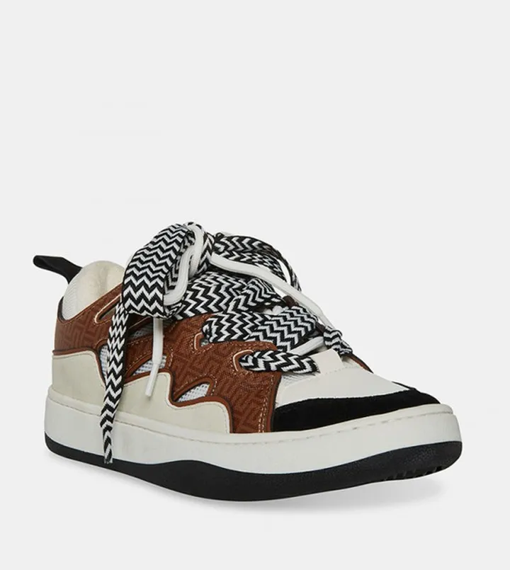 ROARING Color Block Lace-Up Sneakers