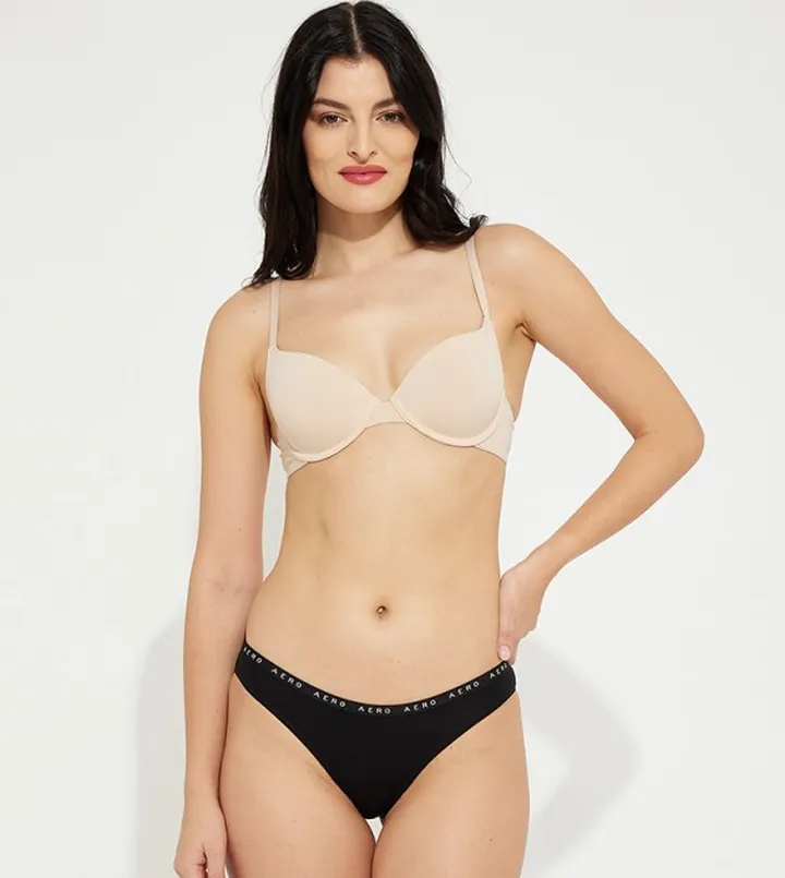 Aero Girl's Solid Bikini Brief