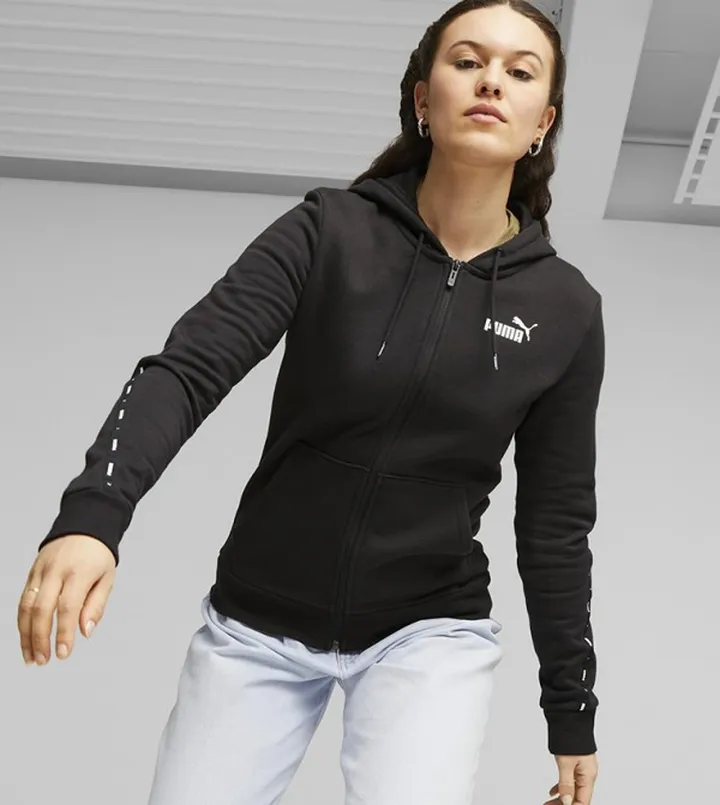 Ess+ Logo Tape Long Sleeves Hoodie