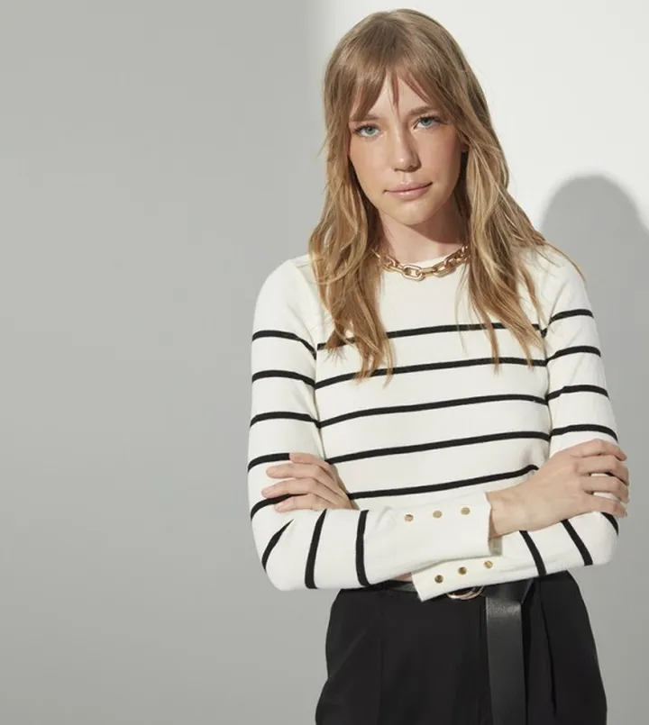 Striped Knitted Sweater