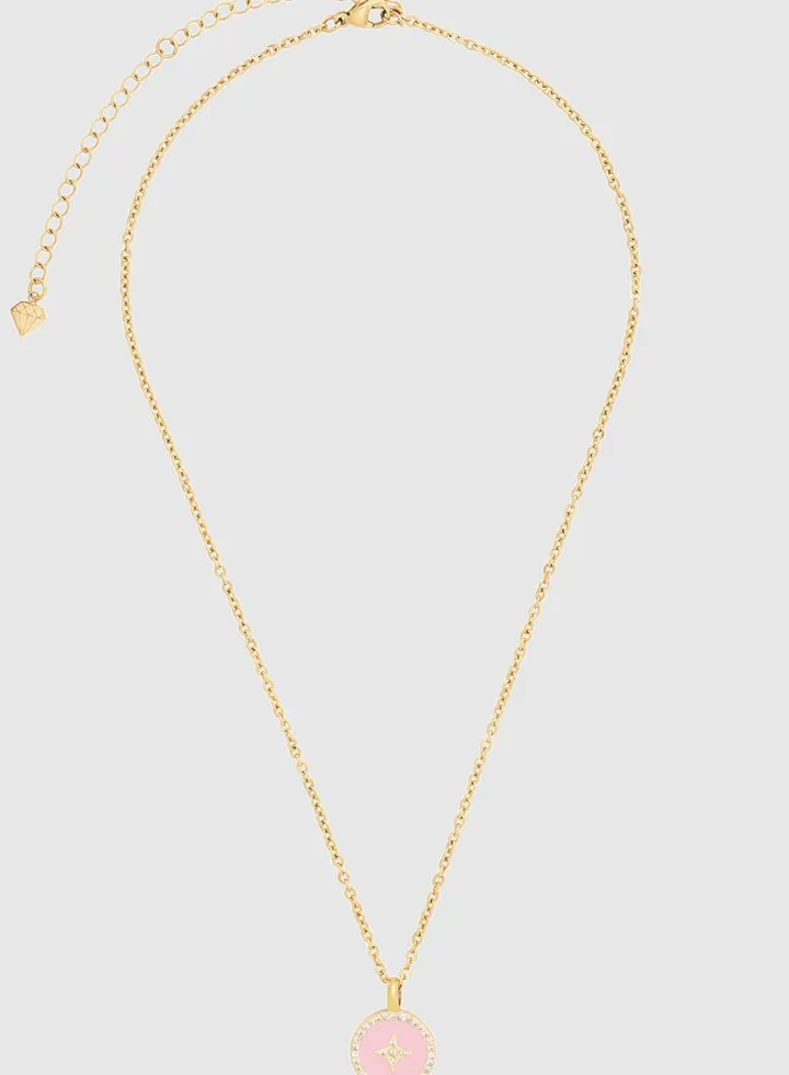 Aster Pink & Gold Necklace