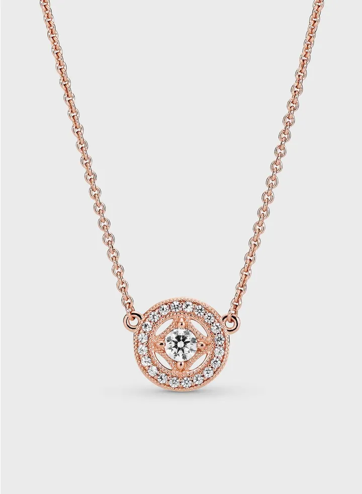 Vintage Circle Collier Necklace