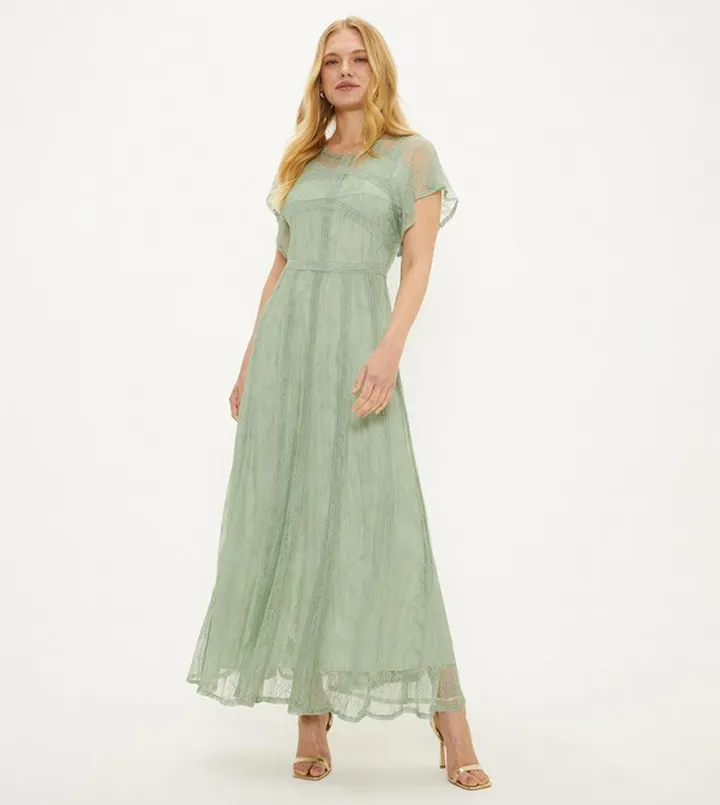 Premium Delicate Lace Maxi Dress
