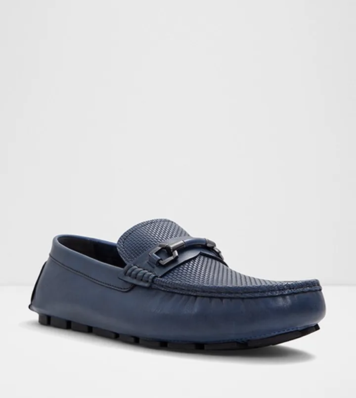 CAIRNS Metal Accent Loafers
