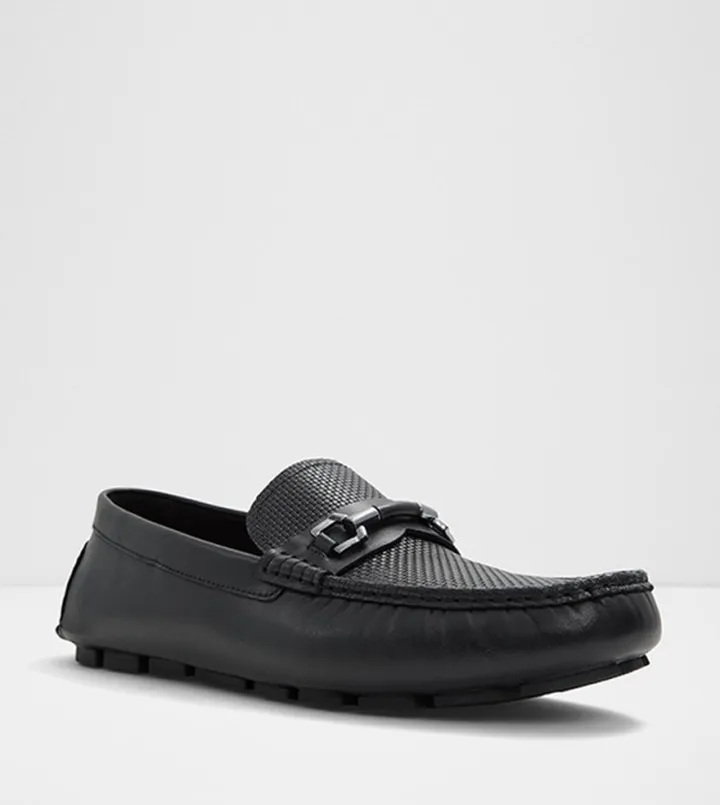 CAIRNS Metal Accent Loafers