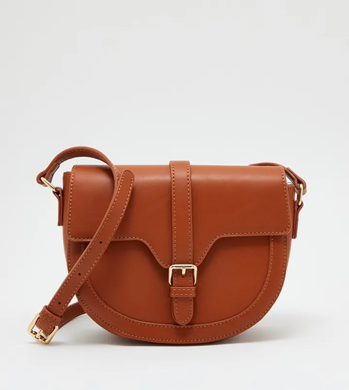 Magnetic Closure Flap Crossbody Bag