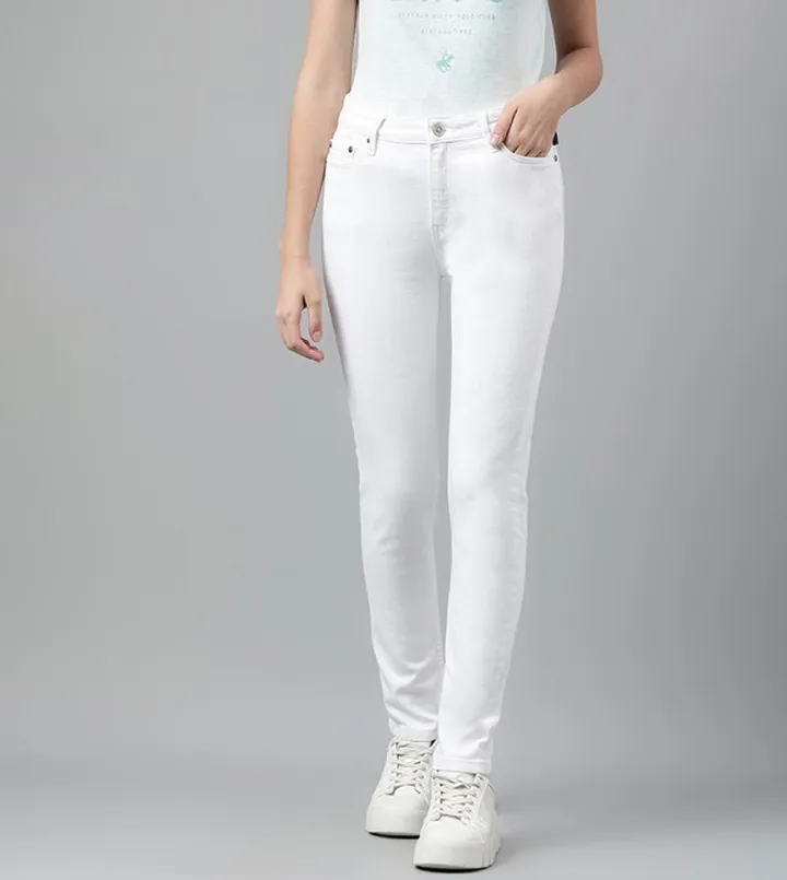 Solid Skinny Fit Jeans