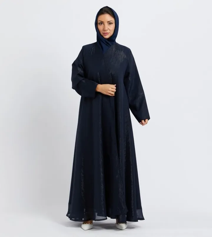 Long Sleeves Shimmer Abaya