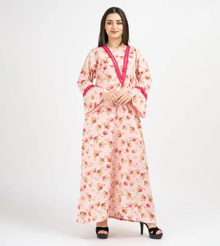 All Over Print Long Sleeves Jalabiya