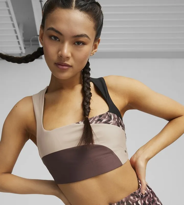 Mid Impact Safari Glam Bralette