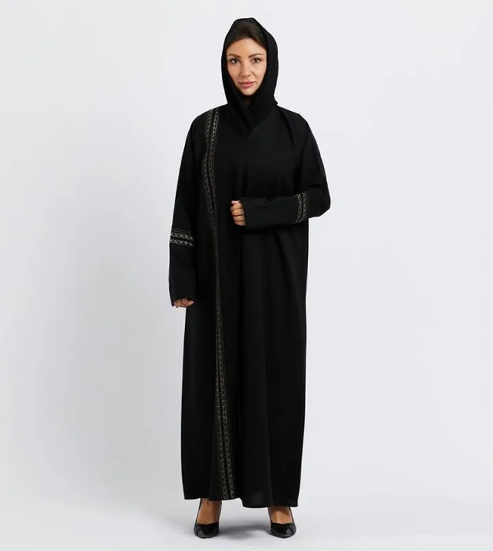 Embroidered Long Sleeves Abaya