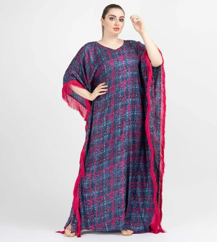 All Over Print Batwing Sleeves Jalabiya