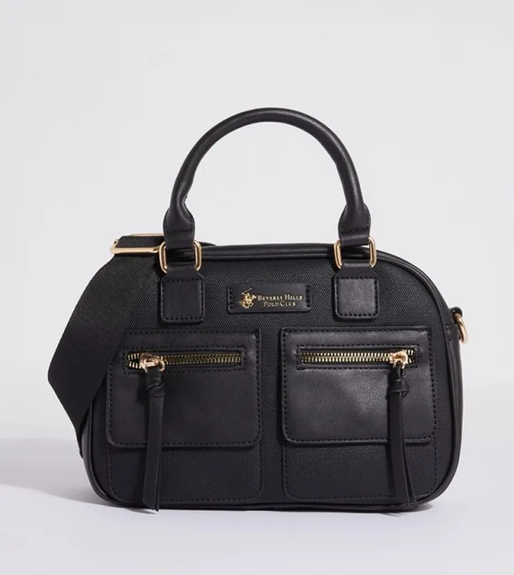 Logo Detail Satchel Bag