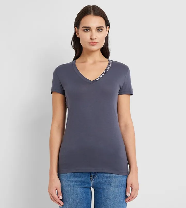 Logo Neckband Short Sleeves T-Shirt