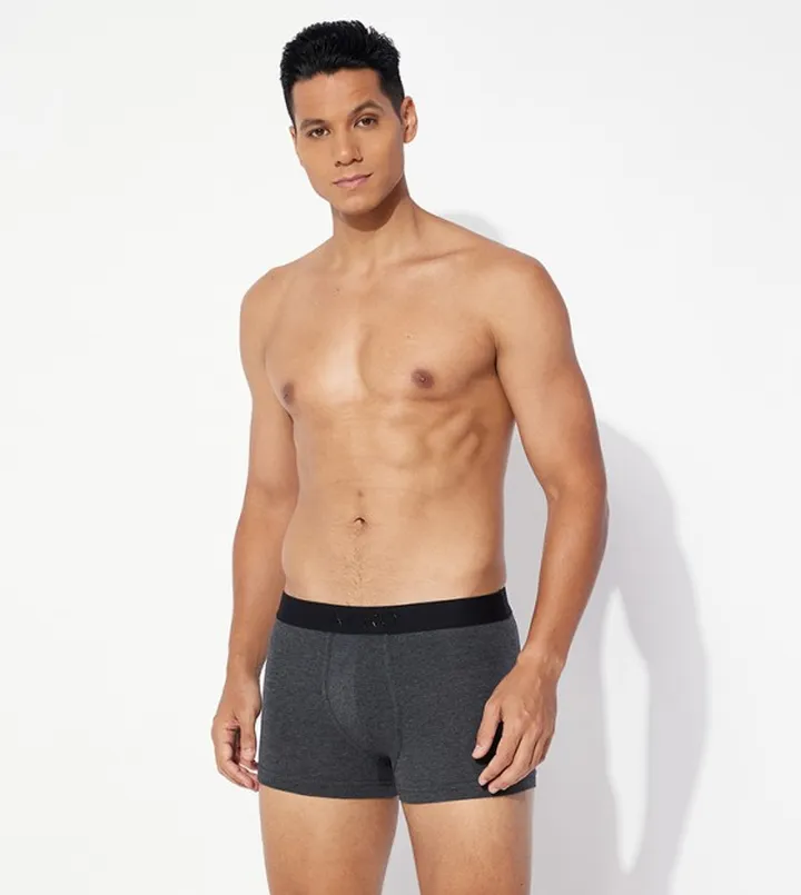 Rubberized Logo Knit Trunk