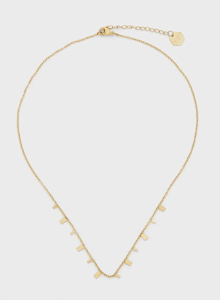 Liv Dainty Square Necklace