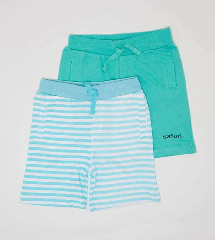 Pack of 2 Printed Knit Shorts