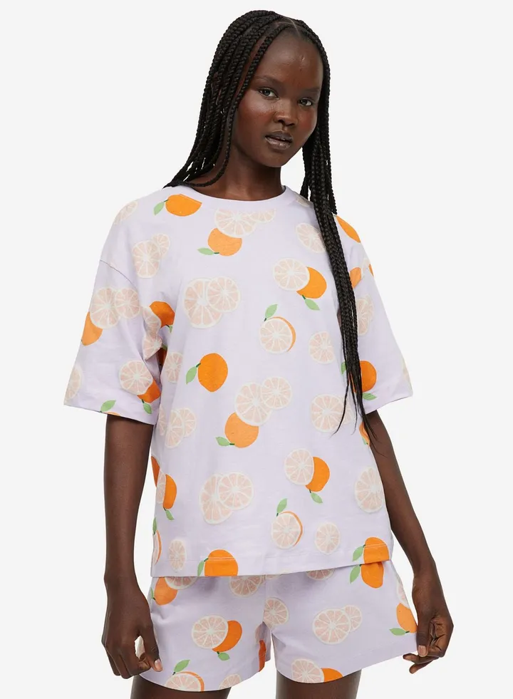 Printed T-Shirt & Pyjama Set