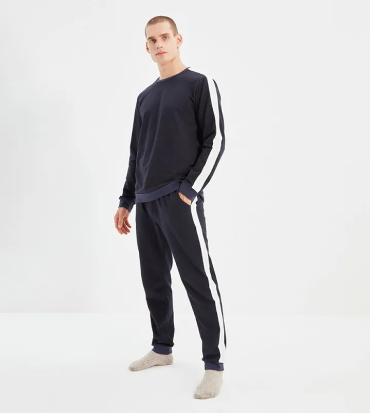 Striped Night Suit