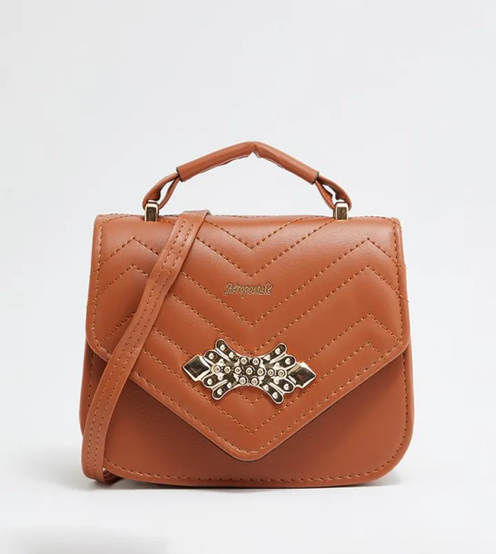 Aero Girl's Quilted Crossbody Bag