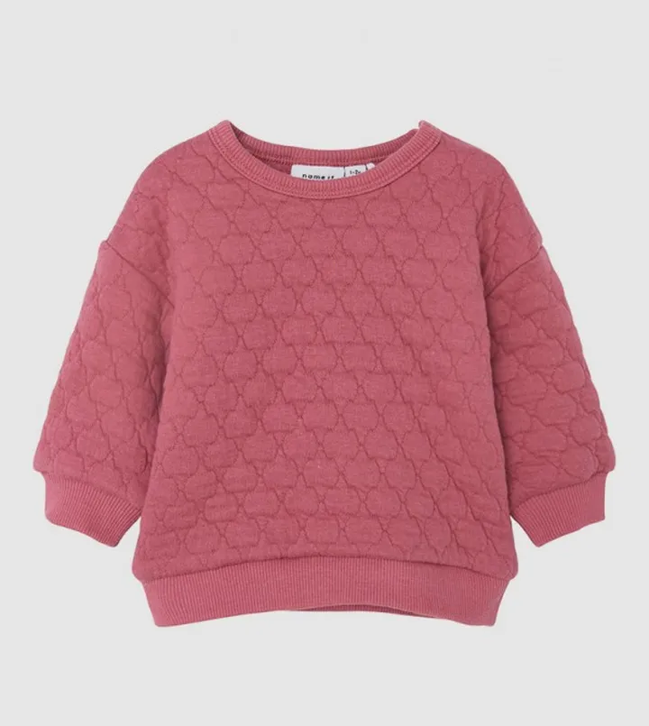 Quilted Casual Sweatshirt