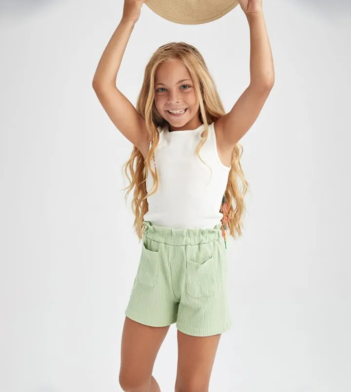 Girls Knitted Shorts