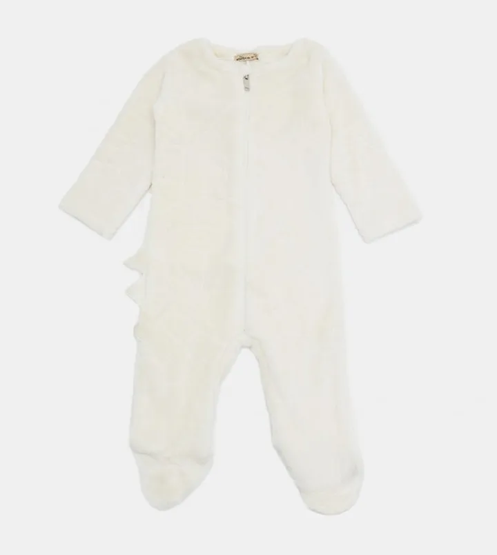 Baby Boys Textured Sleepsuit