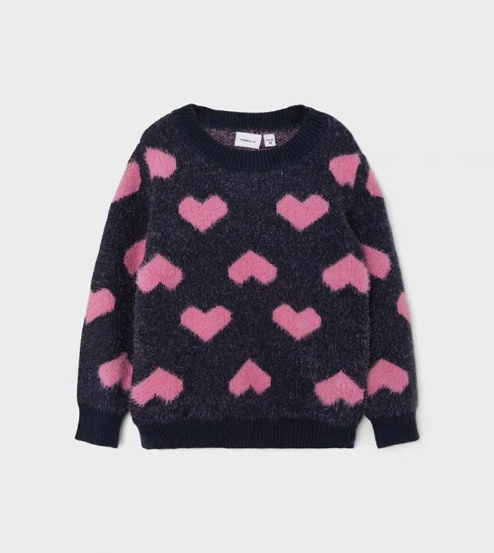 Jacquard Knit Casual Sweater