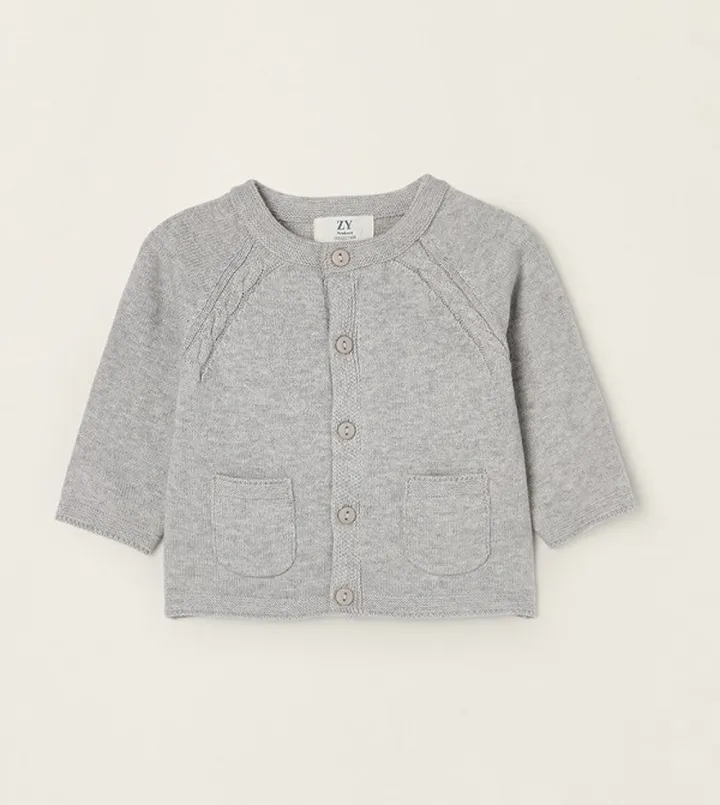 Newborn Boys Cotton Cardigan