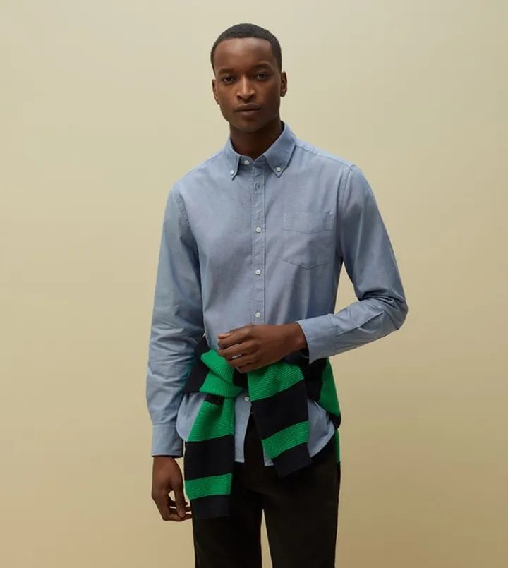 PIOMBO Regular Fit Oxford Shirt