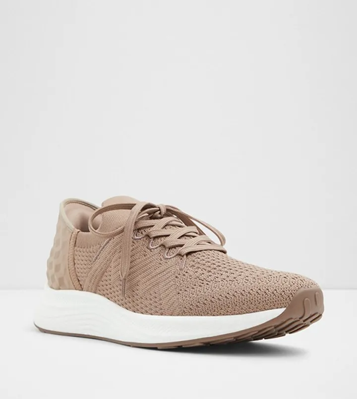 QUARK Knitted Lace-Up Shoes