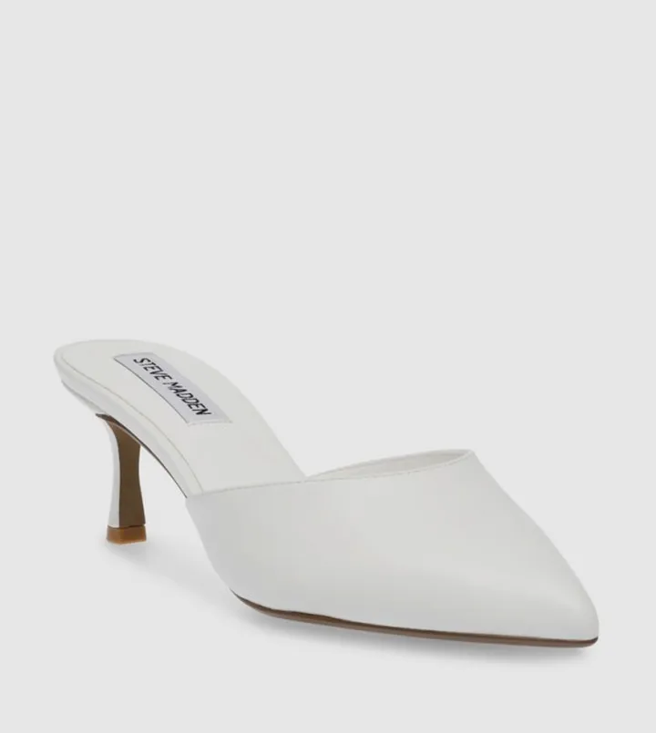 EMPERATIZ Textured Pointed Toe Mules