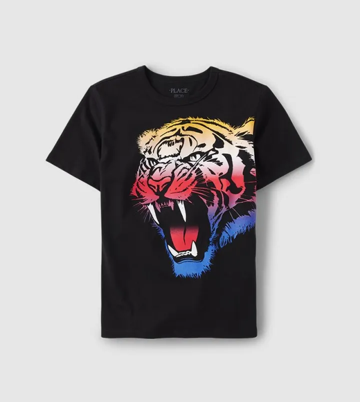 Boys Tiger Graphic T-Shirt