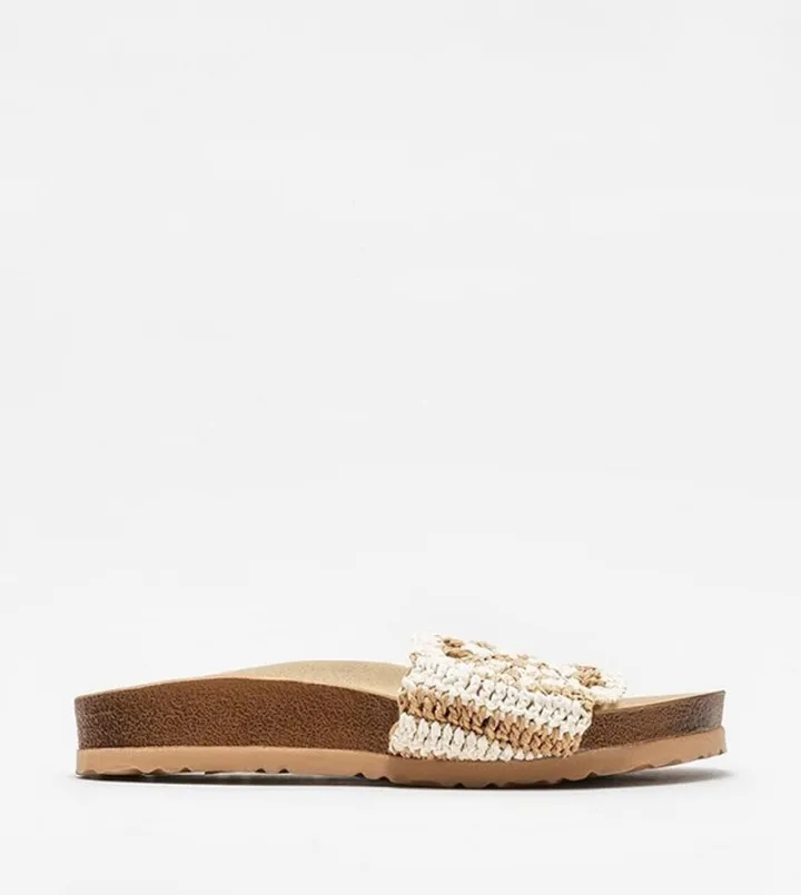 Braided Strap Flat Sandals
