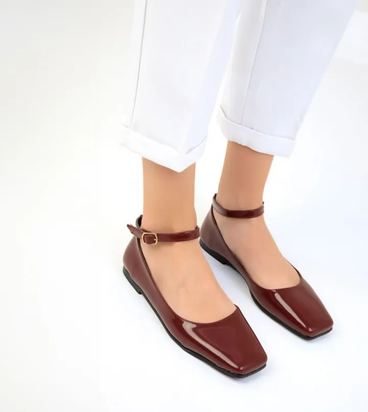 Ankle Strap Flat Shoes