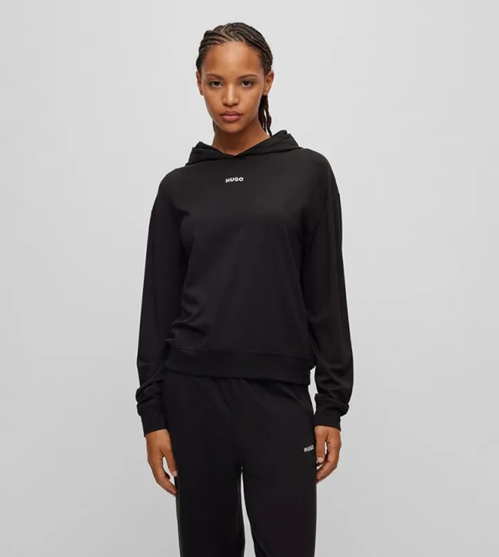 Logo Detail Long Sleeves Hoodie