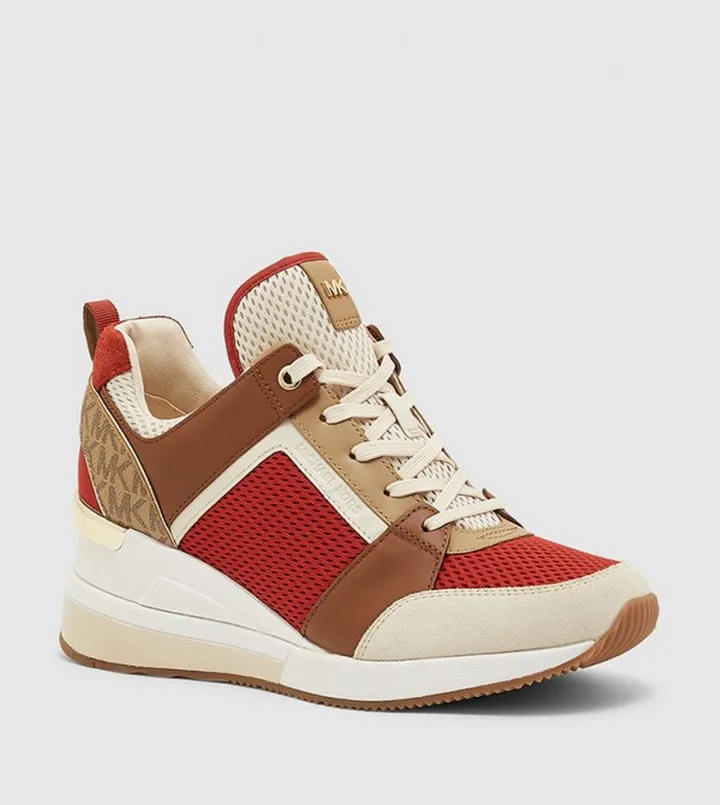 GEORGIEColor Block Wedge Sneakers