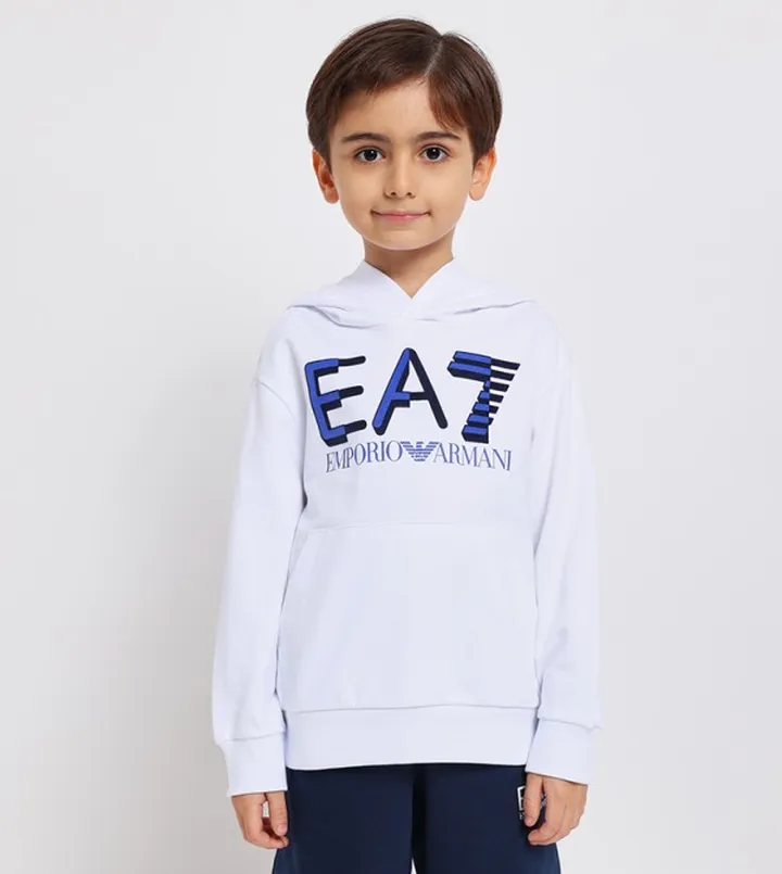 Printed Pocket Detail Hoodie