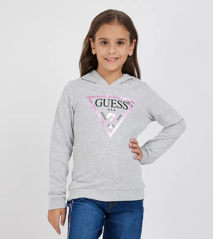 Logo Printed Long Sleeves Hoodie
