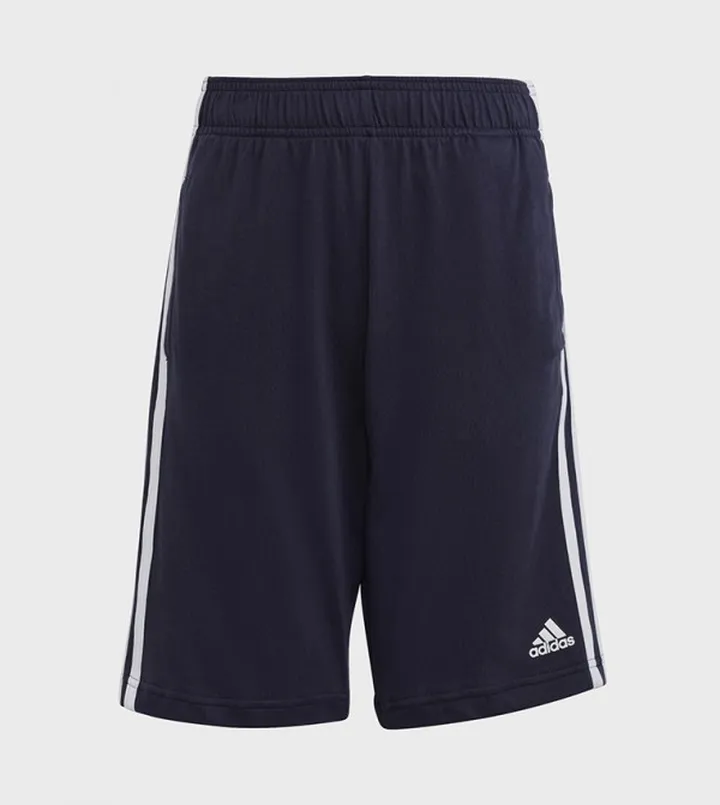 Essentials 3-Stripes Knit Shorts